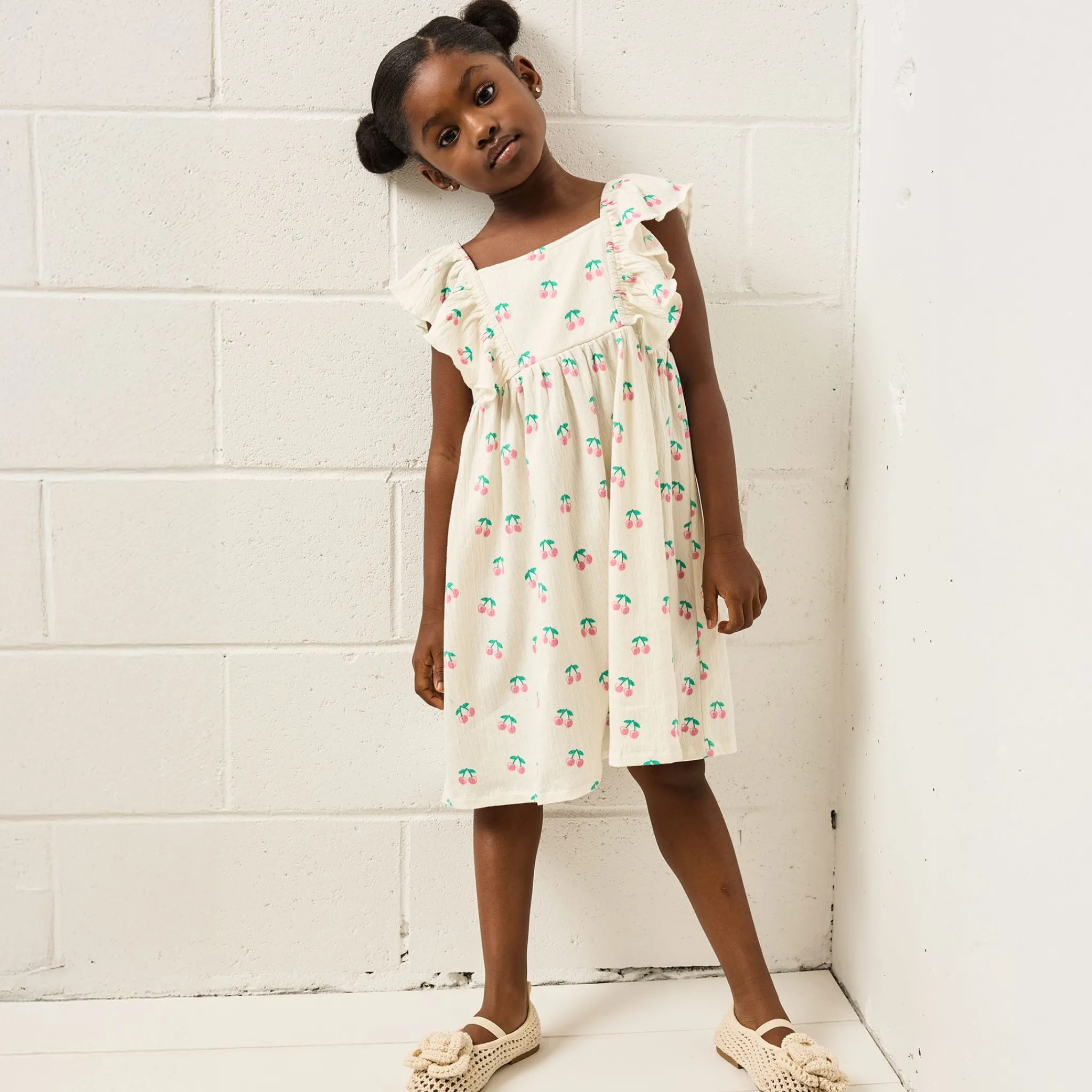 Kids Miles Cherries Dress 3-6y