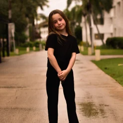 Kids Look Cherries Flare Pants 7-14y