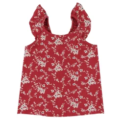Kids Look Tops>Cherries Flowers Tank Top 7-14