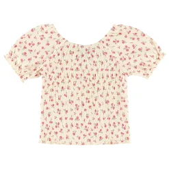 Kids Look Cherries Flowers Top 7-14