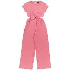 Kids Look Dresses & Rompers>Cherries Rib Jumpsuit 7-14
