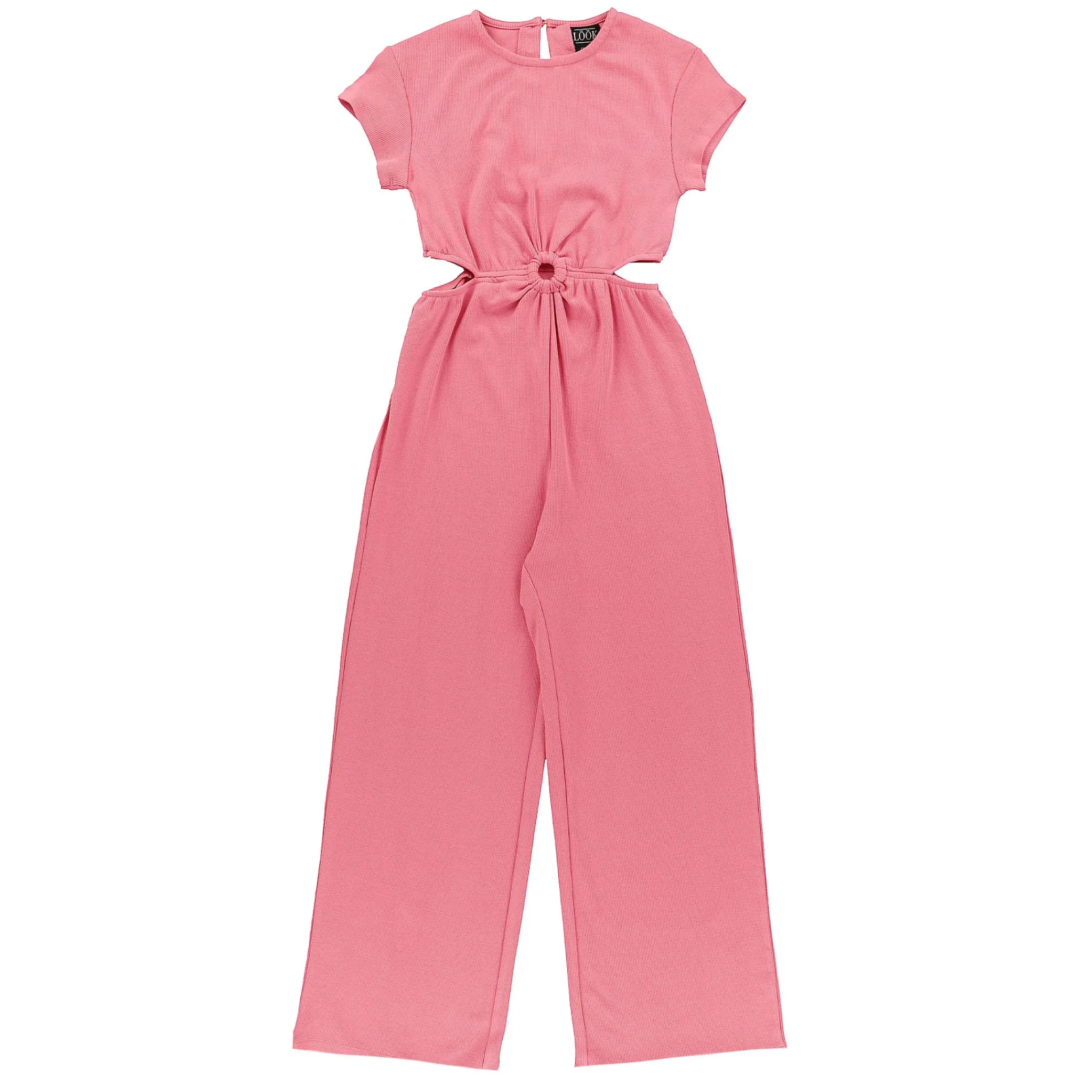 Kids Look Dresses & Rompers>Cherries Rib Jumpsuit 7-14