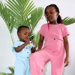 Kids Look Dresses & Rompers>Cherries Rib Jumpsuit 7-14