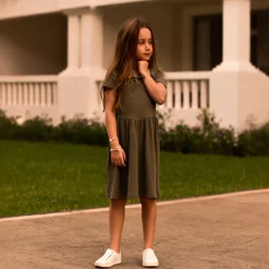 Kids Look Cherries Rib Dress 7-14y