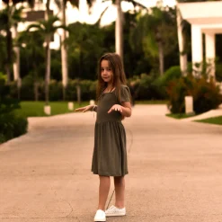 Kids Look Cherries Rib Dress 7-14y