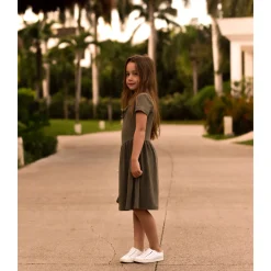 Kids Look Cherries Rib Dress 7-14y