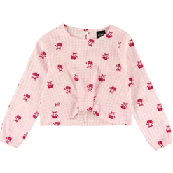 Kids Look Cherries Vichy Blouse 7-14y
