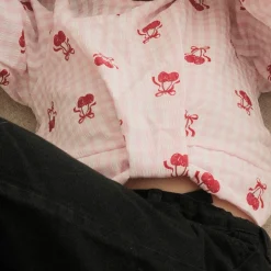 Kids Look Cherries Vichy Blouse 7-14y