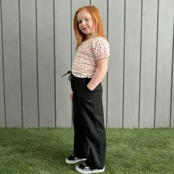 Kids Look Pants & Jeans>Cherries Wide Pants 7-14y