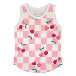 Kids Deux par Deux Cherry Check Tank Top 3-6