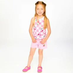 Kids Deux par Deux Cherry Check Tank Top 3-6