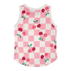 Kids Deux par Deux Cherry Check Tank Top 3-6