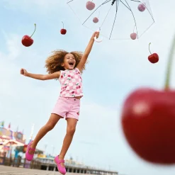 Kids Deux par Deux Cherry Check Tank Top 3-6