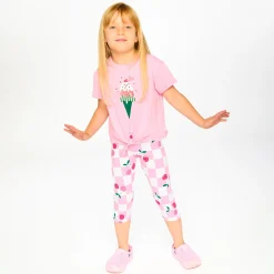 Kids Deux par Deux Tops>Cherry Ice Cream T-shirt 3-6