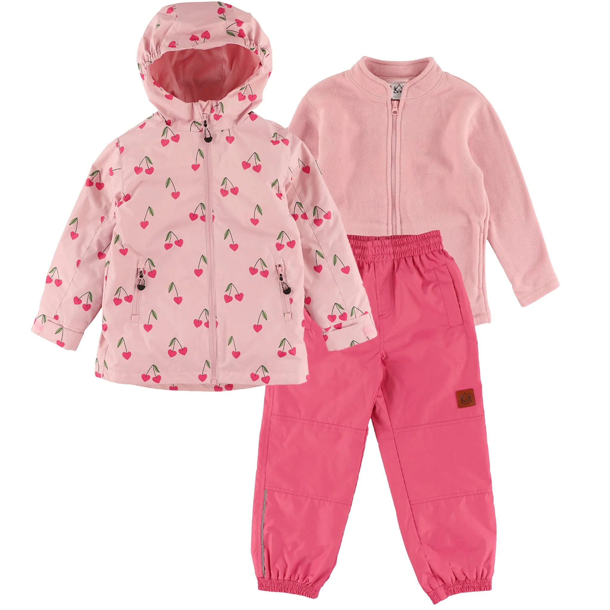 Kids Deer Mountain Outerwear>Cherry 3in1 Set 7-12