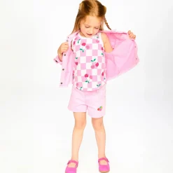 Kids Deux par Deux Cherry Denim Short 3-6