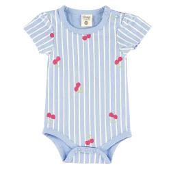 Camp by Birdz Cherry Stripe Bodysuit 3-24m