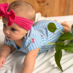 Camp by Birdz Cherry Stripe Bodysuit 3-24m