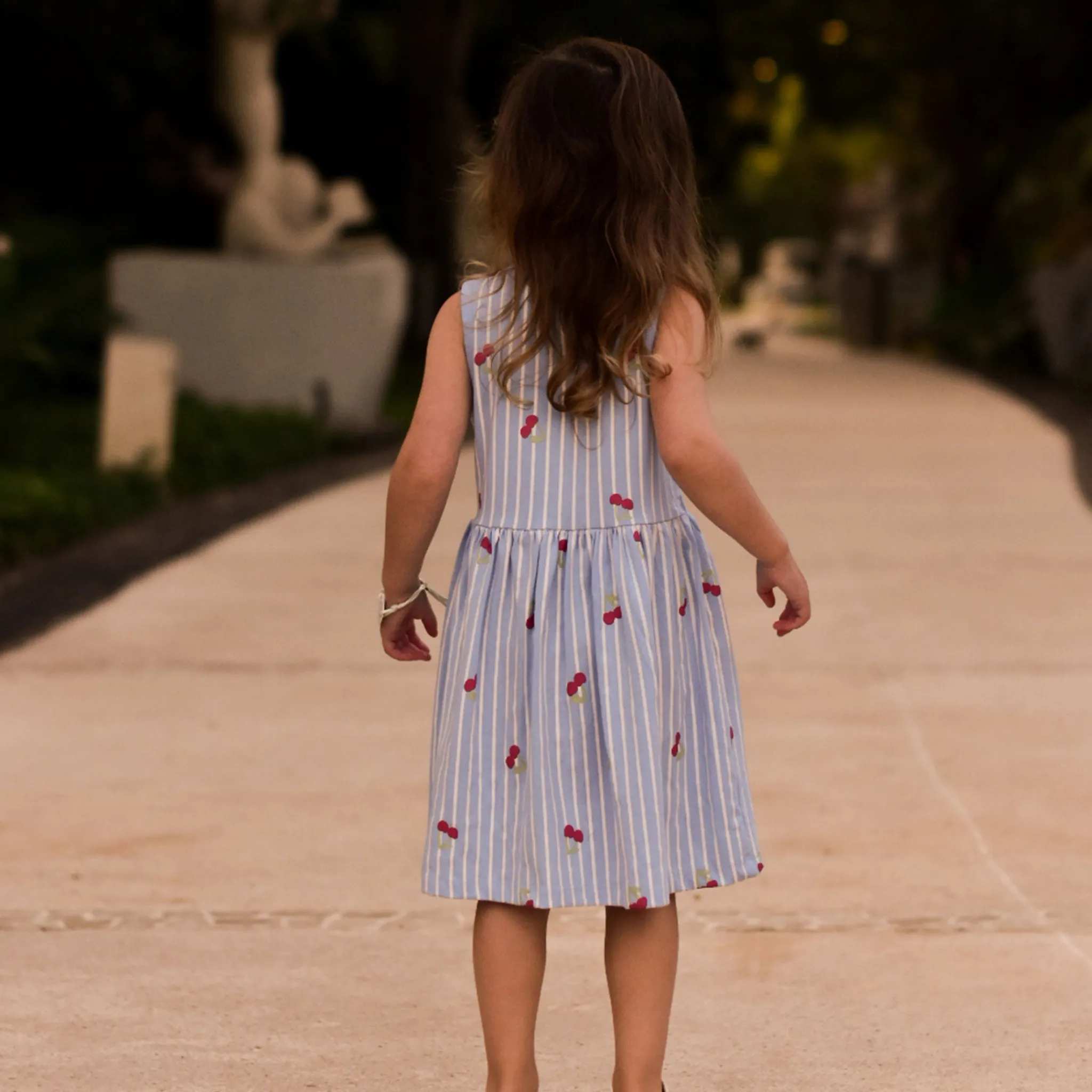 Kids Camp by Birdz Dresses & Rompers>Cherry Stripe Dress 2-8y