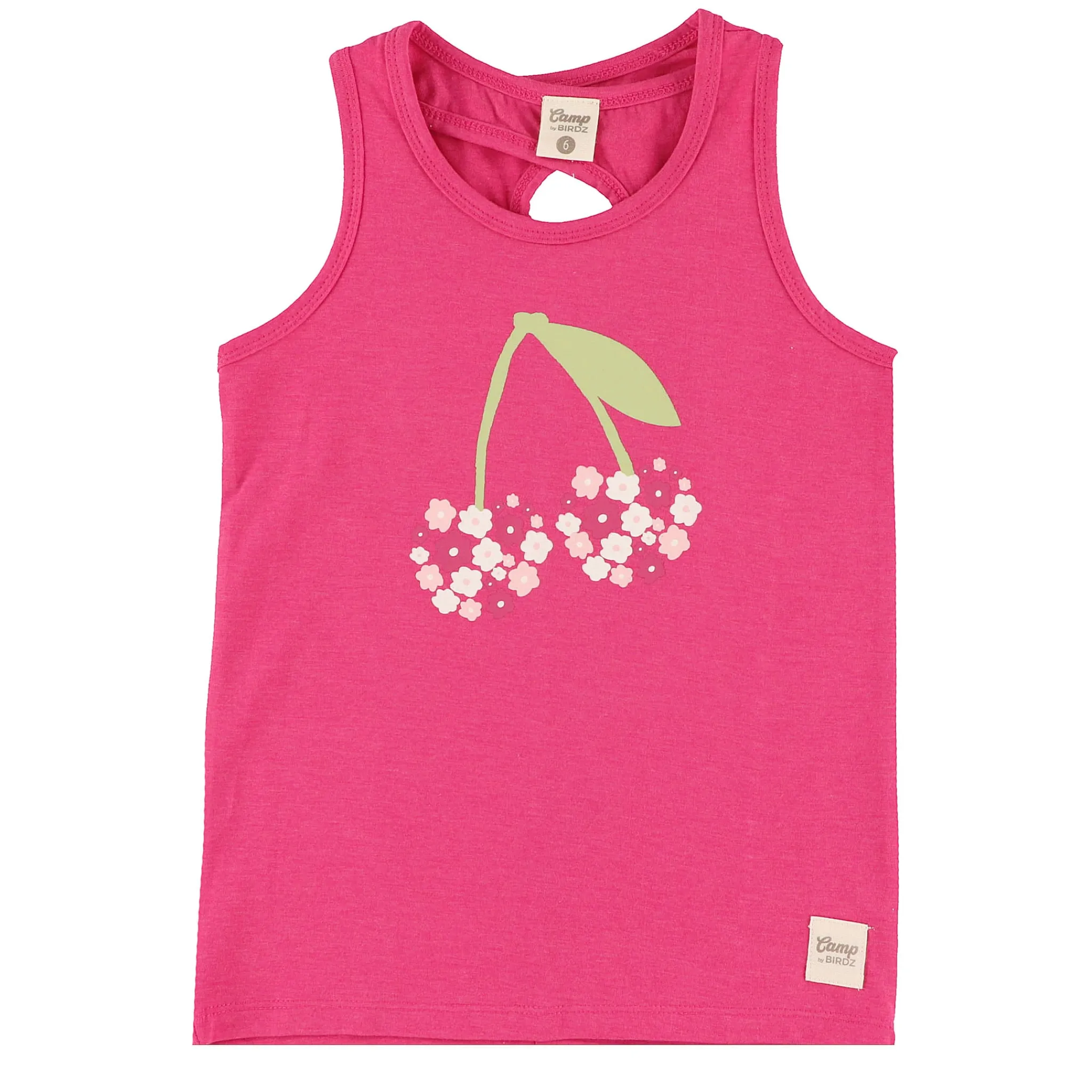 Kids Camp by Birdz Tops>Cherry Tank Top 2-8y