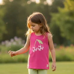 Kids Camp by Birdz Tops>Cherry Tank Top 2-8y