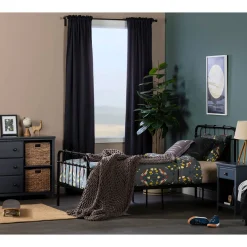 South Shore Chest with 3 Drawers and Baskets Cotton Candy - Blueberry