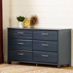South Shore Chest with 6 Drawers Asten - Blueberry