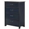 South Shore Chest with 4 Drawers Asten - Blueberry
