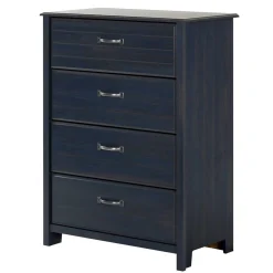 South Shore Chest with 4 Drawers Asten - Blueberry