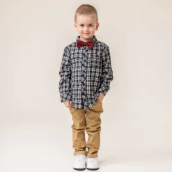 Kids/BOY Nano Chic Plaid Shirt 2-12
