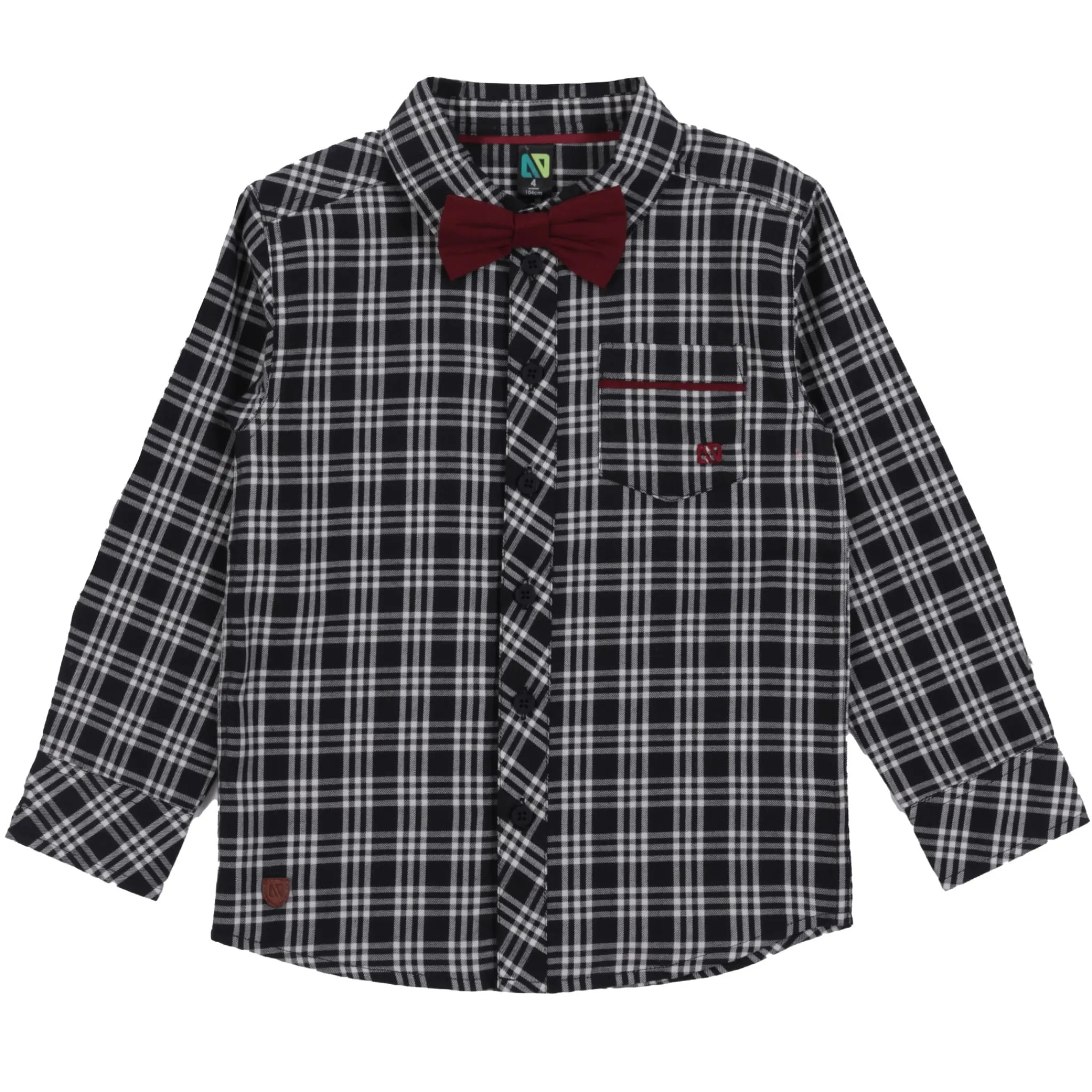 Kids/BOY Nano Chic Plaid Shirt 2-12