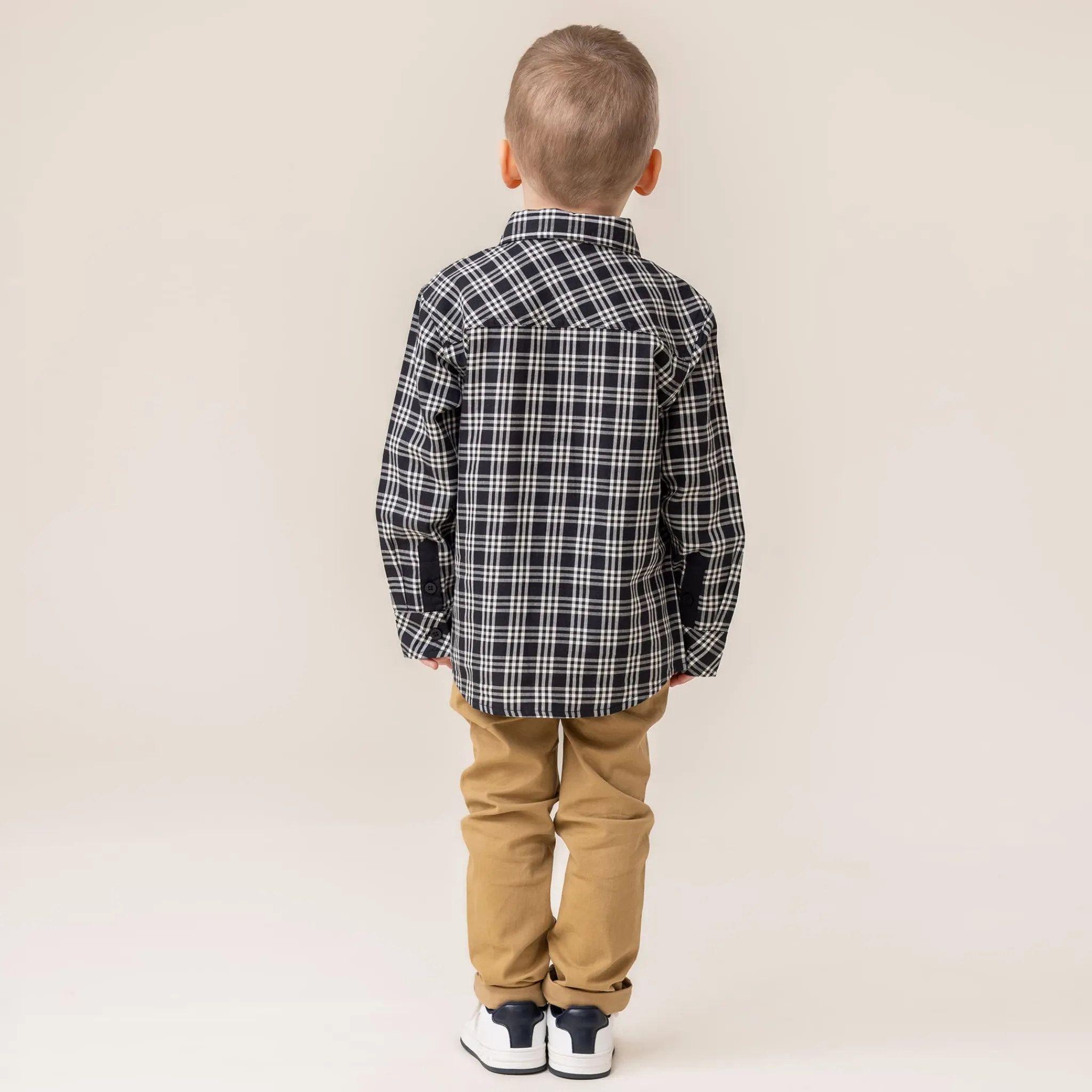 Kids/BOY Nano Chic Plaid Shirt 2-12