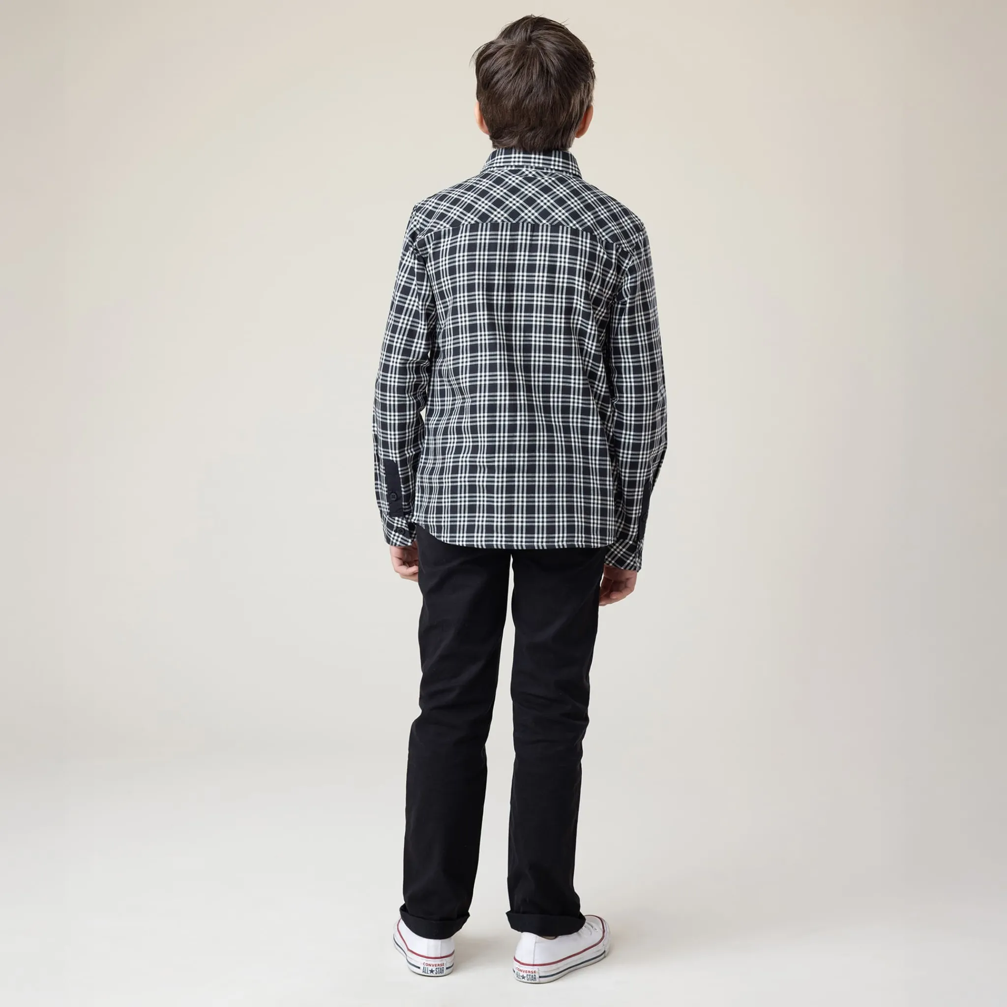 Kids/BOY Nano Chic Plaid Shirt 2-12