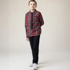 Kids/BOY Nano Chic Plaid Shirt 2-12