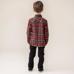 Kids/BOY Nano Chic Plaid Shirt 2-12