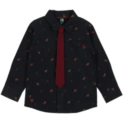 Kids/BOY Nano Tops>Chic Printed Shirt 2-12