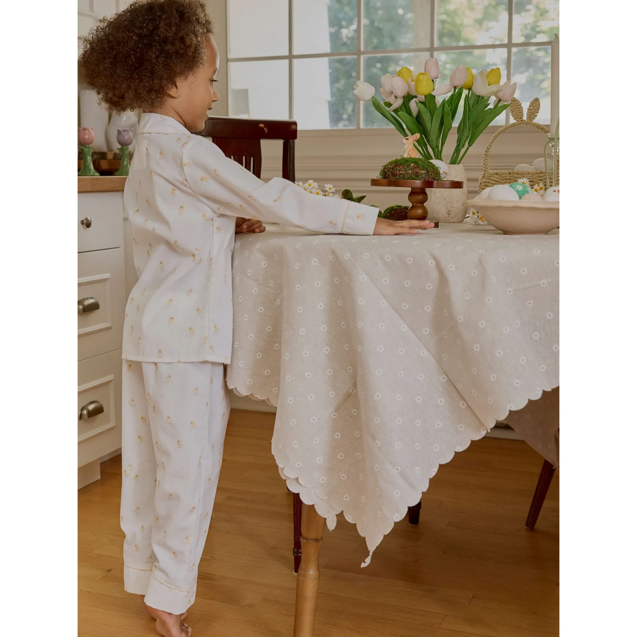 Kids/BOY Petit Lem Chicks Woven Pajamas 2-6x