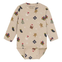 BOY Minymo Christmas Aop Bodysuit 6-24m