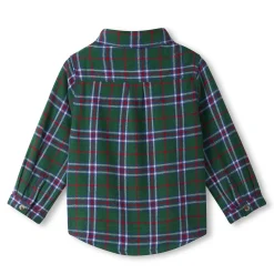 Kids/BOY Hatley Tops>Christmas Check Shirt 3-8