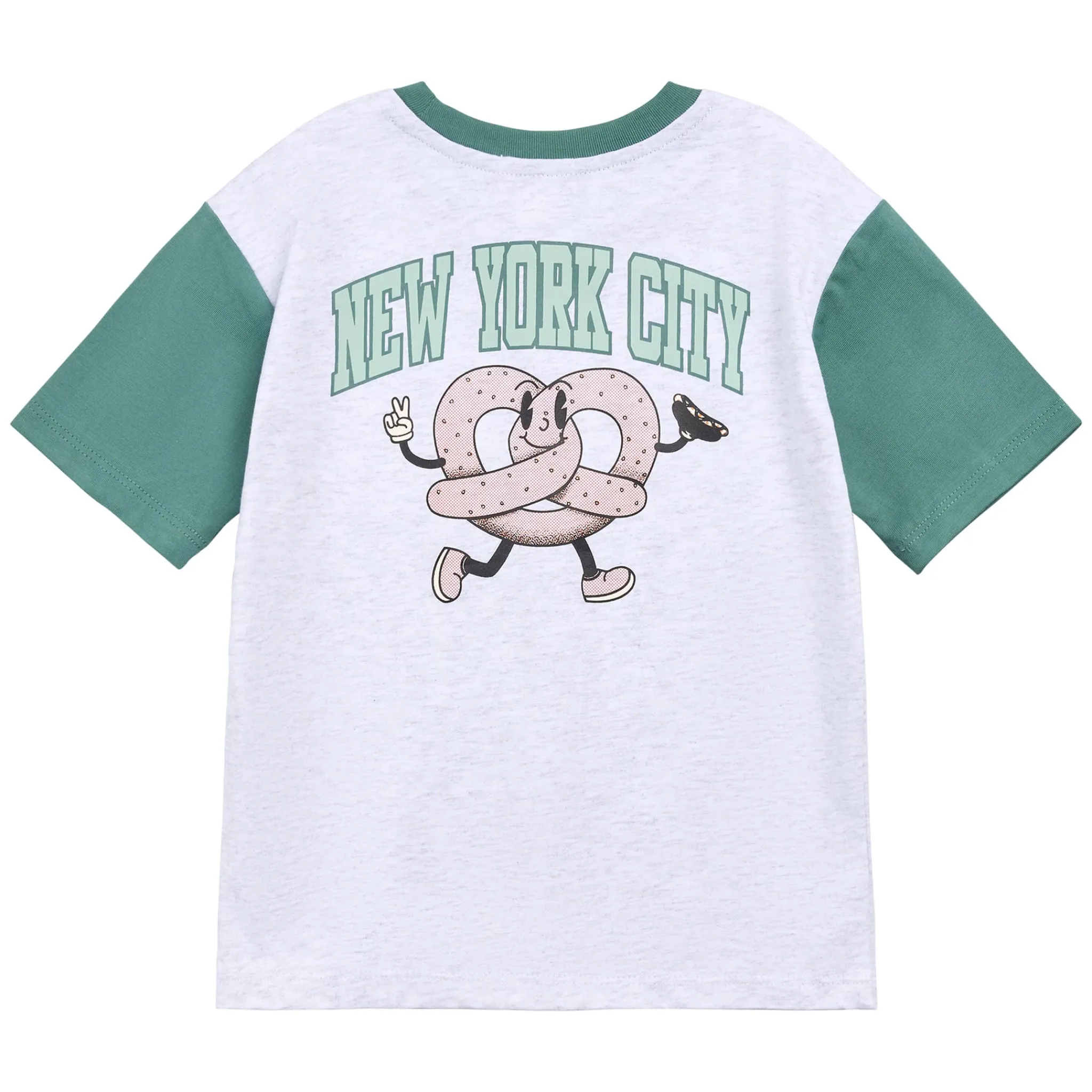 Kids/BOY Miles Tops>City Bretzel T-shirt 3-6y