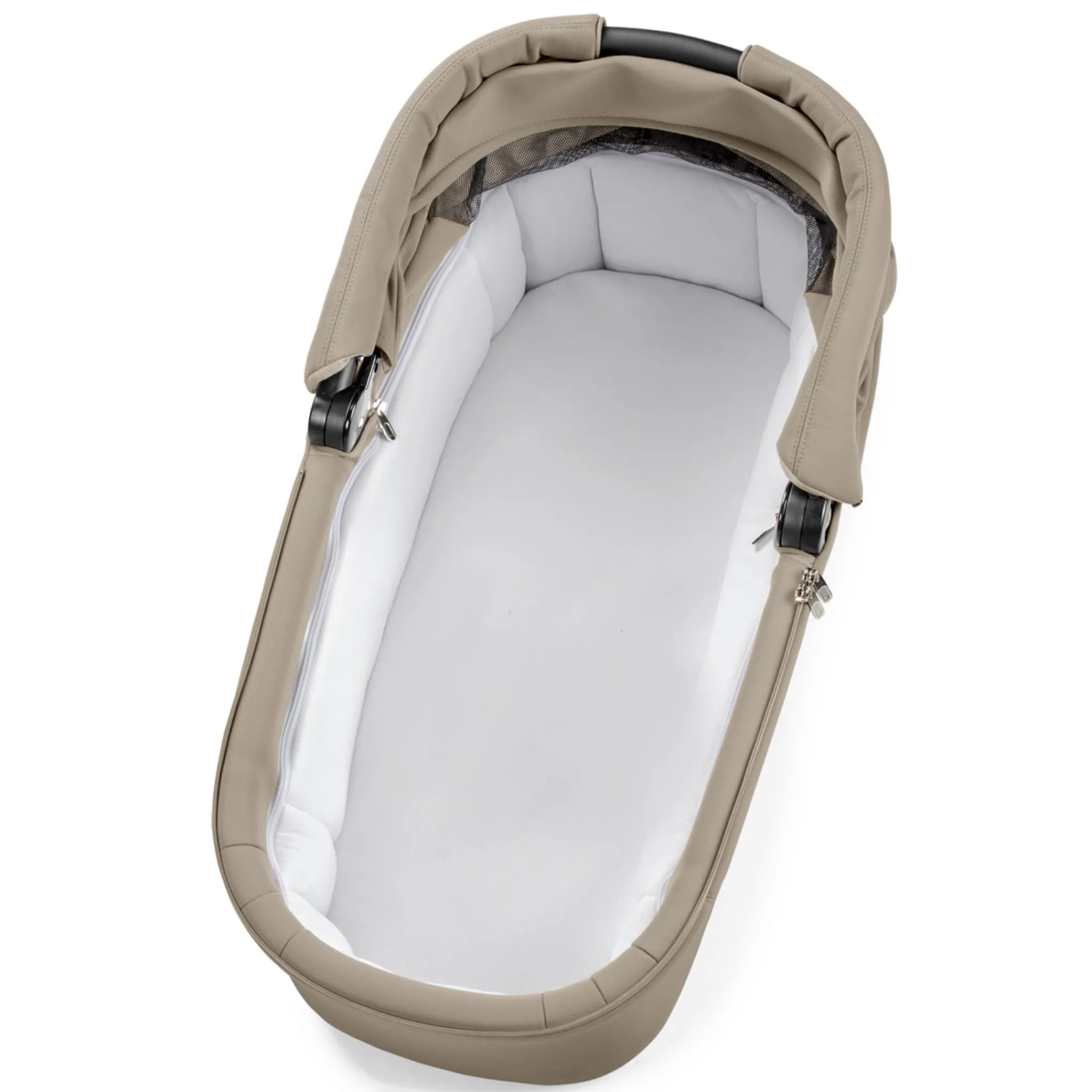 Kids Peg Perego Strollers|Strollers & Trailers>City Loop Bassinet with Stand - Vanilla