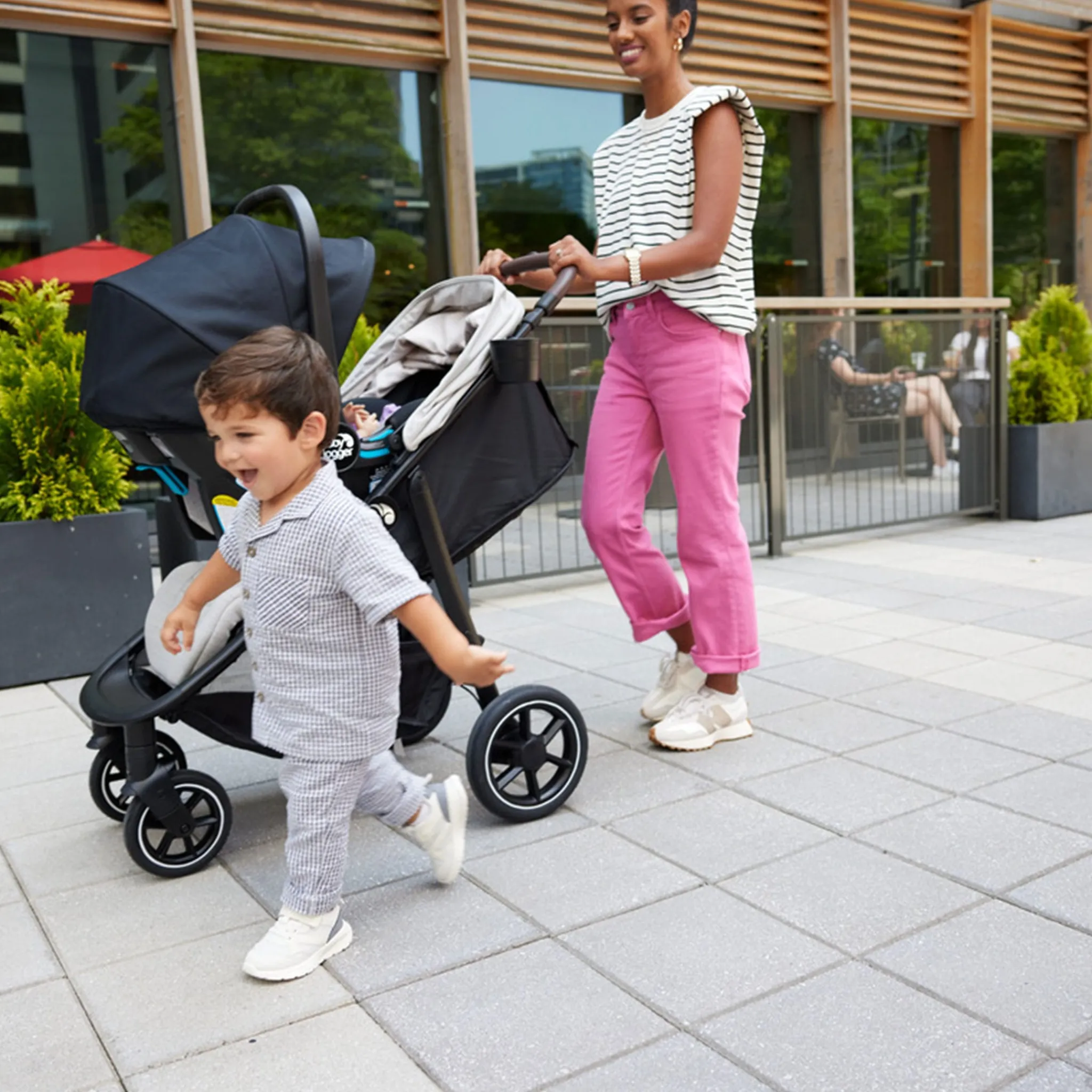Kids Baby Jogger Strollers|Strollers & Trailers>City Mini® Air Lightweight Stroller - Frosted Ivory