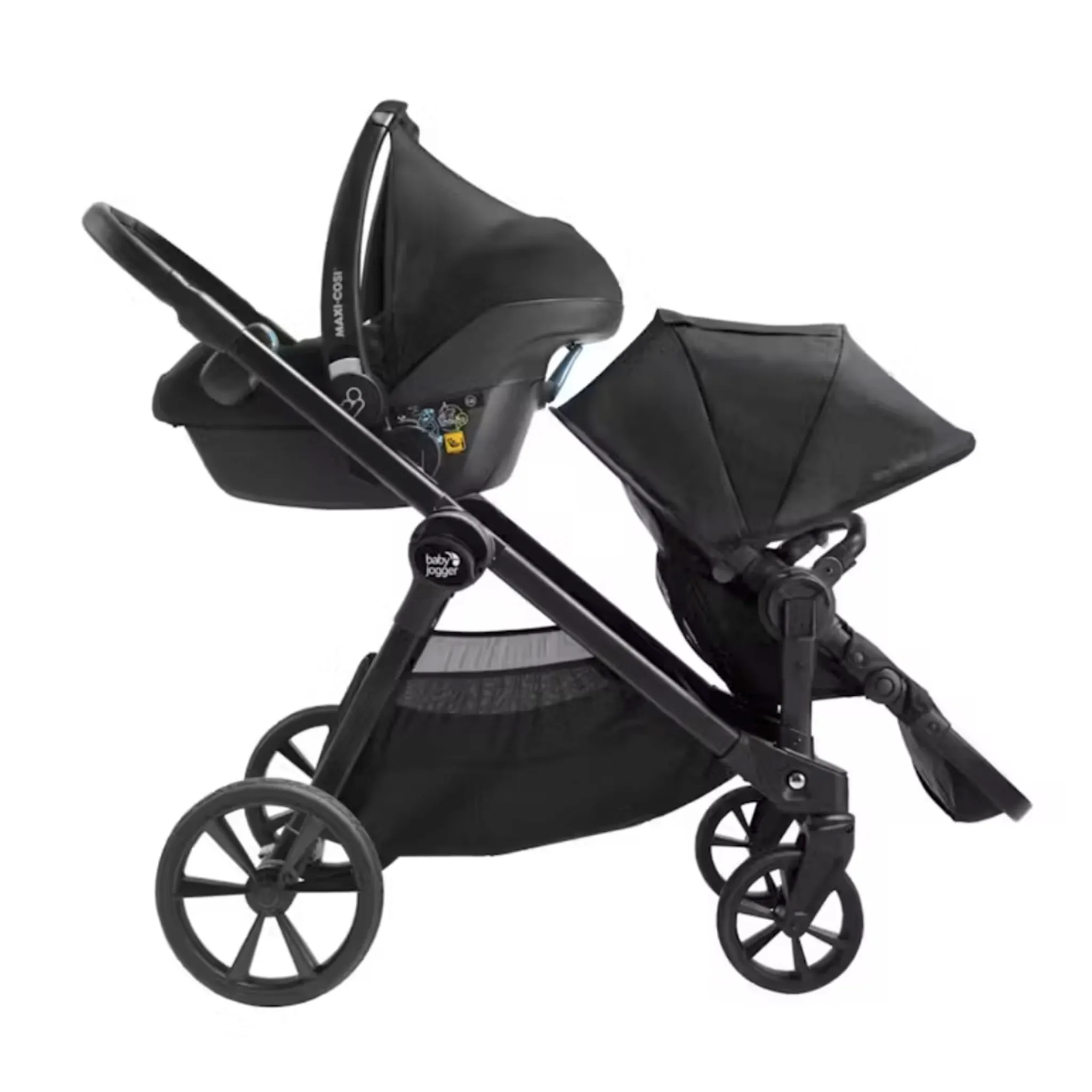 Kids Baby Jogger City Select2 Tencel Second Seat - ECO Black