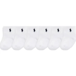 Polo Ralph Lauren Classic Gripper (6) Socks 0-6m