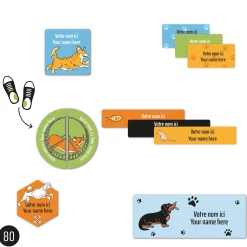 Kids Clement - Impressions Personalized Name Labels|Personalized Name Labels>Classical Name Labels - Animals