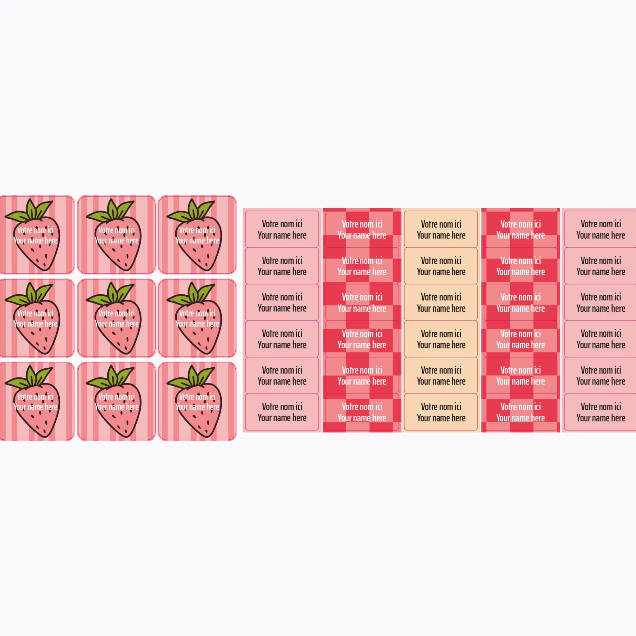 Kids Clement - Impressions Classical Name Labels - Bows