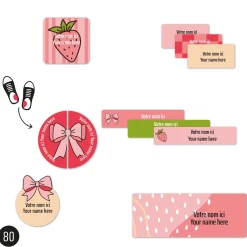Kids Clement - Impressions Classical Name Labels - Bows