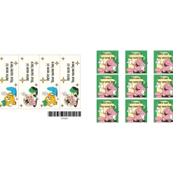 Kids Clement - Impressions Personalized Name Labels|Personalized Name Labels>Classical Name Labels - Retro