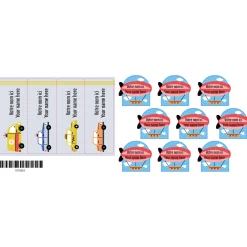 Kids Clement - Impressions Personalized Name Labels|Personalized Name Labels>Classical Name Labels - Transport