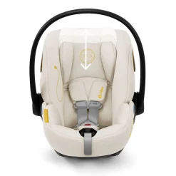 Kids Cybex Cloud G Lux Comfort Extend Infant Car Seat 4-35lb - Seashell Beige